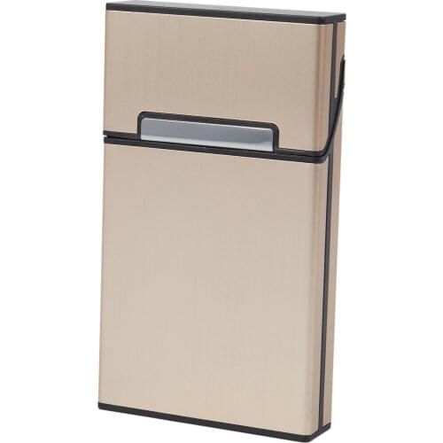 Promotion! New Fashion Ultra Thin Pipes Creative Personality Cigaret Case Slim Metal Cigarette Box Gift Box Women Cigarette Ho