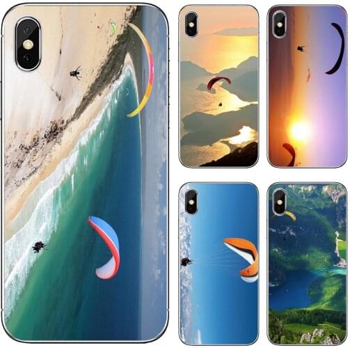 Case Cover For iPod Touch iPhone 10 11 12 Pro 4S 5S SE 5C 6 6S 7 8 X XR XS Plus Max 2020 Paraglide-Sports-Paragliders-Adventure