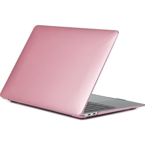 Case For Macbook Pro 13" A2338 M1 2020 /Macbook Air 11"/13"/Macbook Pro 15 /White A1342 Anti-fall Rose gold Laptop Hard shell