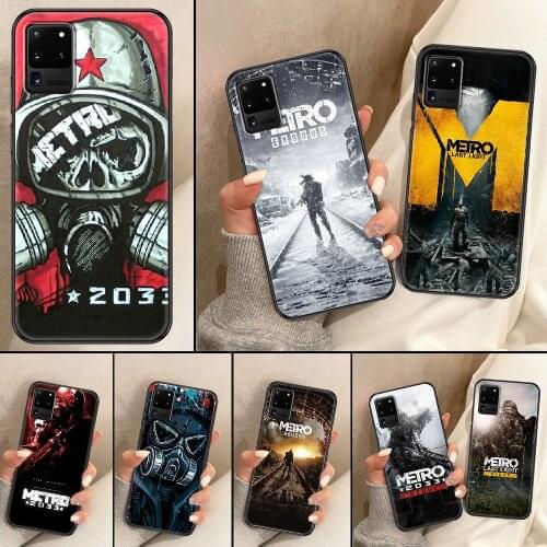 Game Metro 2033 Phone case For Samsung Galaxy Note 4 8 9 10 20 S8 S9 S10 S10E S20 Plus UITRA Ultra black soft waterproof trend