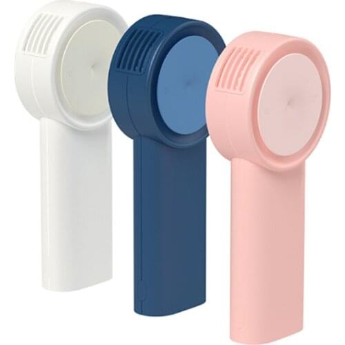 Electric Bladeless Fan Portable Cordless USB Charging Mini Handheld Fan Mini Cooler Air Conditioner Handy Fans