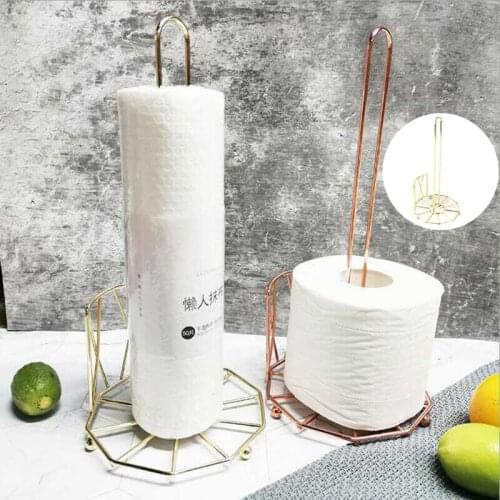 Holder Bathroom Kitchen Roll Paper Towel Stand Napkins Tissue Toilet Paper