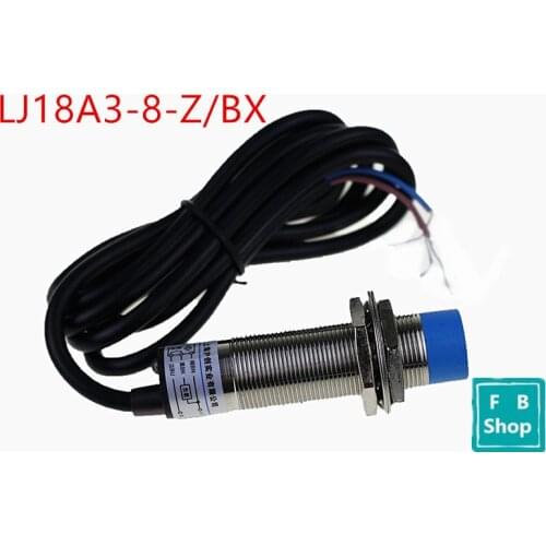 1PCS LJ18A3-8-Z/BX M18 DC 6-36V 3 wires NPN NO 8mm Blue head distance Inductive Proximity Sensor Switch Blue head