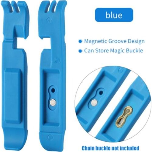 Multifunctional Tire Lever Mountain Road Bike Magic Buckle Disassembly Pliers Nylon Grilled Tires Chain Removal 2-in-1 Tool