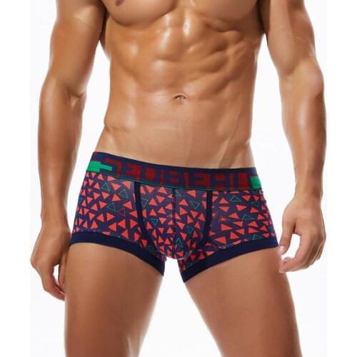 Mens ondergoed shorts Cotton Underwear Letter calzoncillos Male pyjama boxer calecon homme Intimates hombre slip SEOBEAN