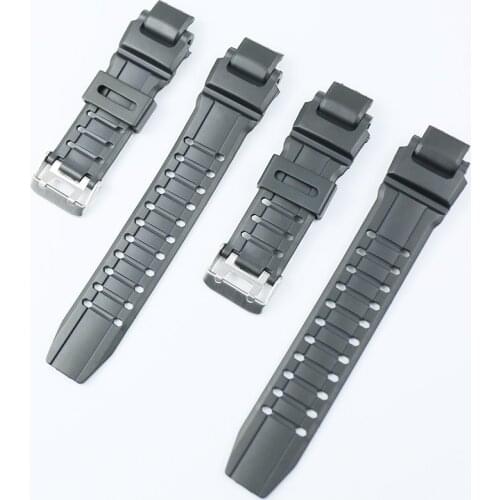 Watch accessories pin buckle silicone resin strap for Casio GA-1000/GW-4000/G-1400/GW-A1000/A1100FC mens sports rubber strap