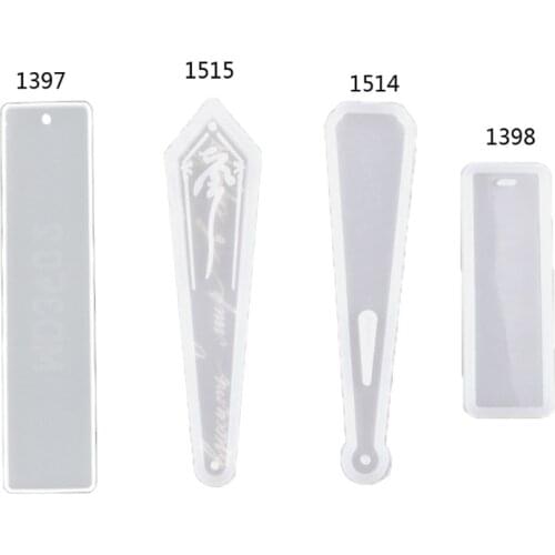 Handmade Token Bookmark Mould Epoxy Resin Casting Silicone Molds Art Craft Tools