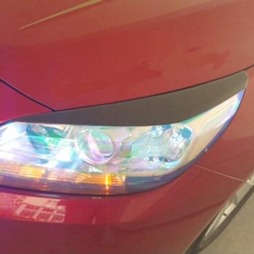 Fiberglass Headlight Eyebrows Eyelids Covers for 2011-2014 Chevrolet Malibu