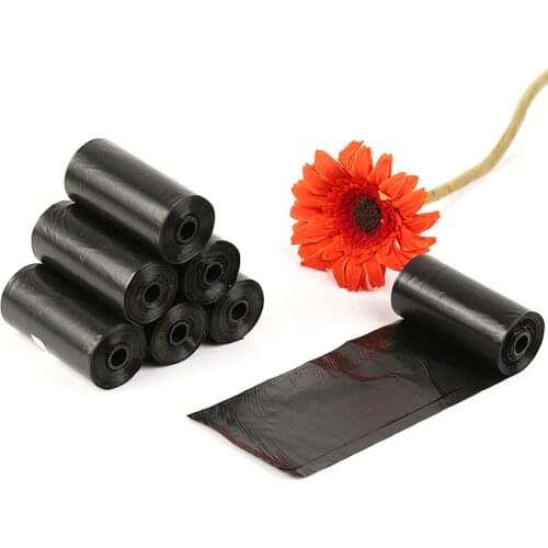 10 Roll/150 Pcs Pets dogs poop bag Garbage Bags Degradable Pet Poop Shit Trash Home Kitchen Waste Black Garbage bag cleaning up