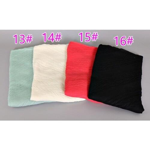 12 pieces/lot) new style solid crumple plain women long muslim hijab popular scarves GBS321