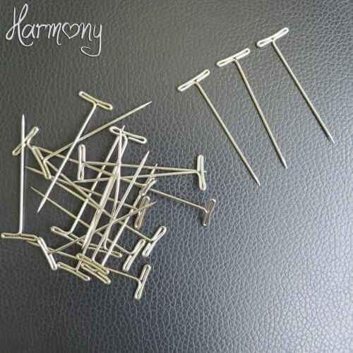 500pcs T Pin 2" (51mm) for Wig Fix on Canvas Block Head Wig Toupee Making Tools Modelling, Postiing Memos DIY Tool