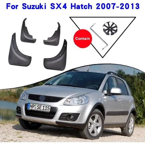 Car Fender Accessories For Suzuki SX4 S-cross Hatch 2007-2013 Mudguards Splash Guards Fender Mudflaps Car Fender Mud Flaps