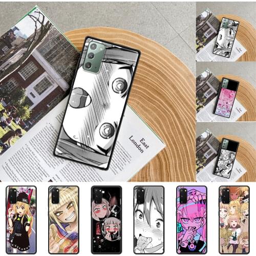 Hentai Harajuku Anime Girl Case For Samsung Galaxy S21 S20 FE S10 Plus + Note 20 Ultra 5G 10 9 Black Soft Phone Coque S9 S8 S10e