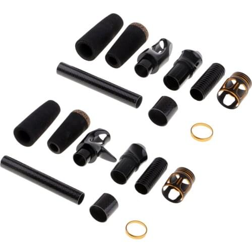 Black EVA Casting Spinning Fishing Rod Handle Grip with Reel Seat DIY Tackle Fishing