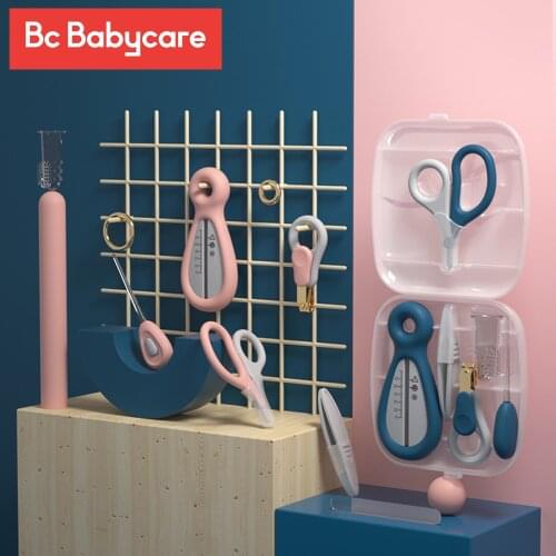 Baby Nail Trimmer Health Care Set Nail Clipper Scissors File Nose Tweezer Ear Spoon Toothbrush Portable Safe Kids Hygiene Kits
