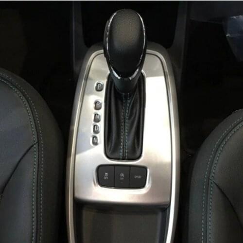 For Chevrolet Lova RV 2016 ABS Chrome Matte Gear Box Cover Frame Trim Sequins Car Accessories Decoration