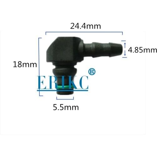 ERIKC New arrival Two-way Joint Common Rail Injector Return Oil plastic for Bosch 110 Series 10pcs/Bag Good Quality