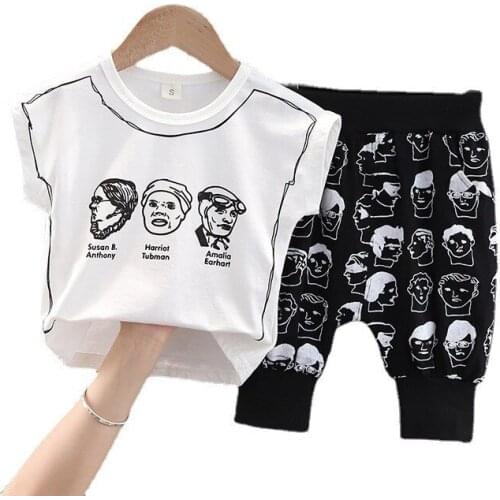 New Summer Fashion Baby Girls Clothes Suit Children Boys Sports T-Shirt Shorts 2Pcs/Sets Toddler Casual Clothing Kids Tracksuits