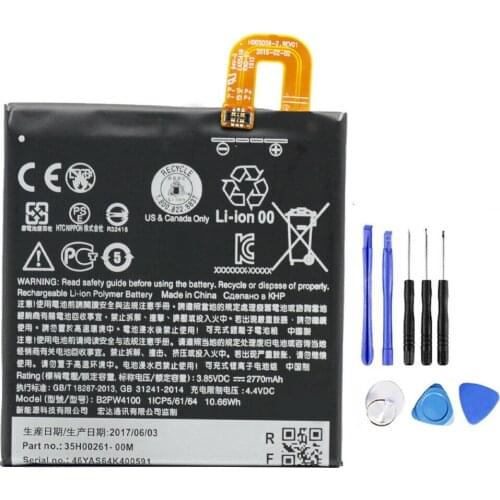 Good quality 2770mAh B2PW4100 Mobile Phone Replacement Battery For HTC Google Pixel / Nexus S1 Li-ion Polymer Batteries Batteria
