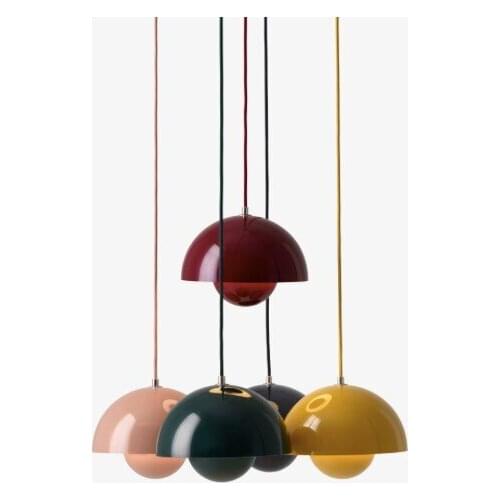 Colorful Creative small Chandelier Modern Iron Dining Lighting Living Room Lamp Besroom Minimalism Lamp Indoor Modern