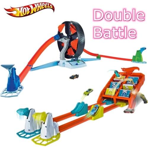 Hot Wheels track car model Toy Kids Toys Plastic Metal Miniatures Cars Toys Machines For Kids Brinquedos Educativo CDL49 GBF89