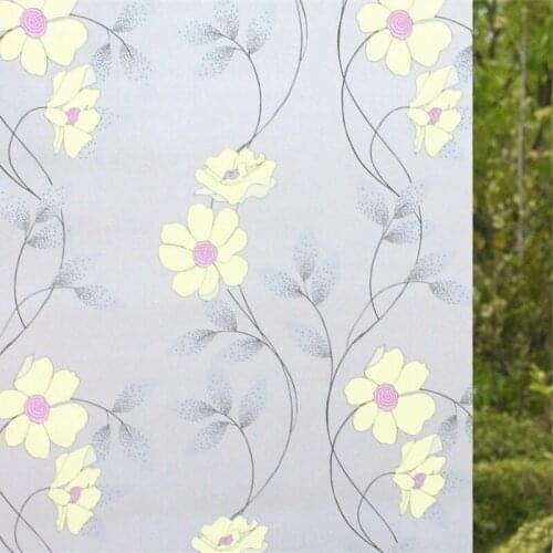 Glass Window Foil Film Sticker Privacy Frosted Stained Bathroom Adhesive Tape PVC Self-Adhesive Opaque Glass Sticker 30X100cm