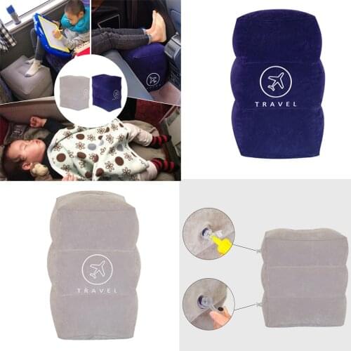 Travel Pillow for Kids Baby Inflatable Footrest Travel Bed for Airplanes,Using Overhead Air Vent to Inflate On Most Aircrafts