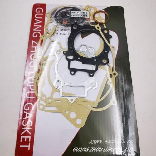 Motorcycle Complete Engine Cylinder Cover Overhaul Pad Gasket Kit For Honda CRF250 CRF250R 04-09 CRF250X 04-17