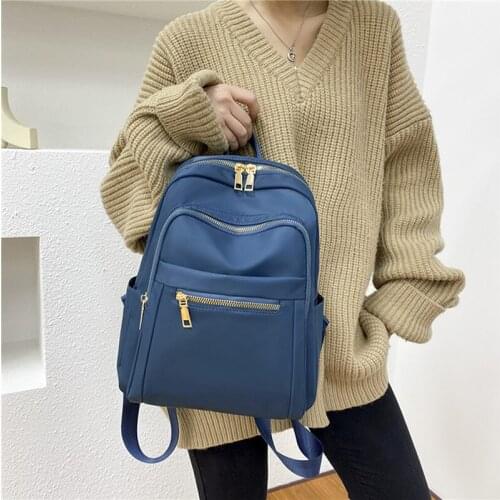 Female Pack Oxford Women Backpack Fashion Bagpack Shoulder Back Bag Preppy Style Backpacks For Girls Bookbag Rucksack