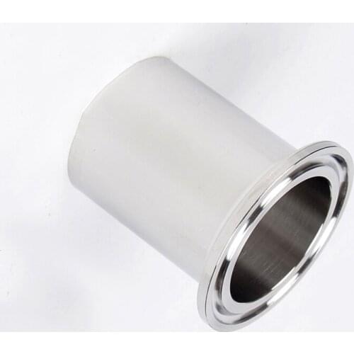45mm Tube OD Length 50mm Stainless Steel Sanitary Weld Ferrule Connector Pipe Fitting For Homebrew Home Brew Fit 2" Tri Clamp