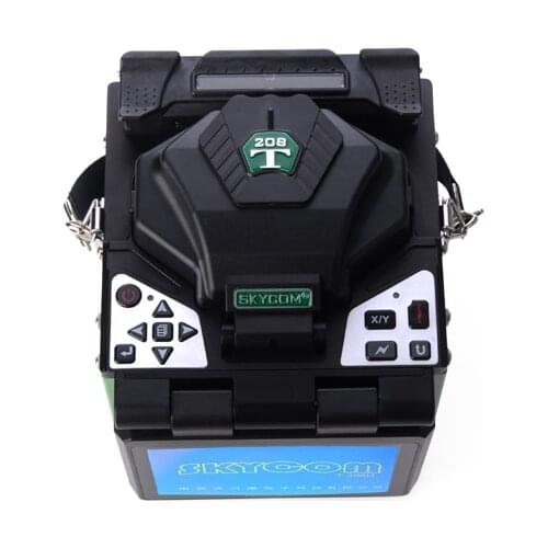 ZHWCOMM latestT-208H fiber optic Fusion Splicer 8 seconds splicing FTTH Fiber Optic Splicing Machine English menu BY DHL