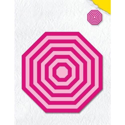 Octagonal Cutting Board Cutting Dies Scrapbook Dariy Decoration Stencil Embossing Template DIY Greeting Card Handmade