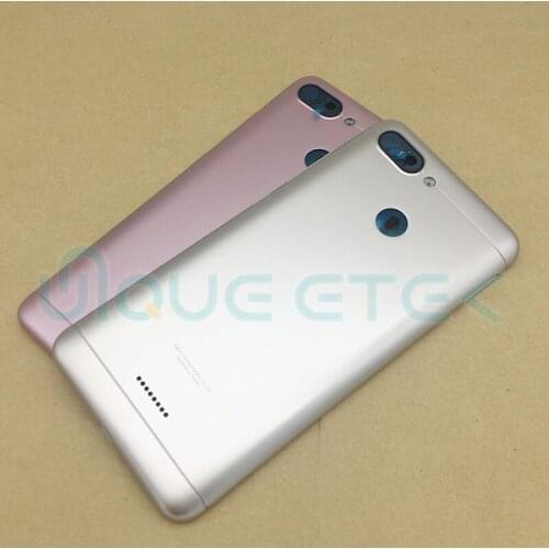 For Xiaomi Redmi 6A 6 Back Cover Rear Battery Door Housing Replacement For Xiaomi Redmi 6A Battery Cover With Camera Glass Lens