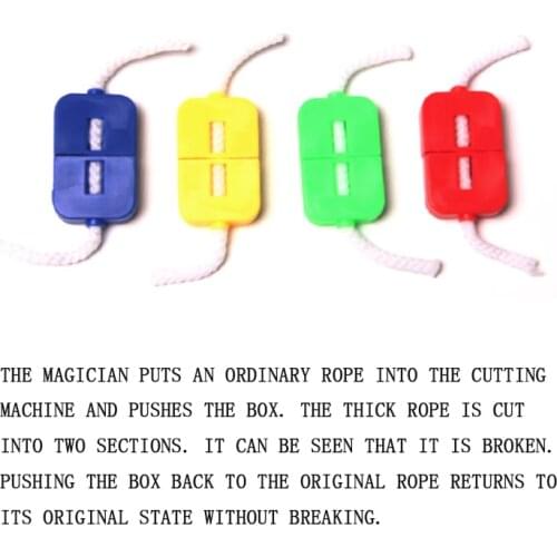 1pc Magical Hot-selling Close-up Magic Props Broken Rope Restoration Children Toys Parent-child Games