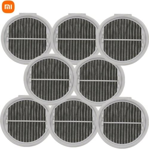 100% for Xiaomi Roidmi wireless F8 intelligent Handheld Vacuum Cleaner 6/8pcs HEPA filter Replacement accessories