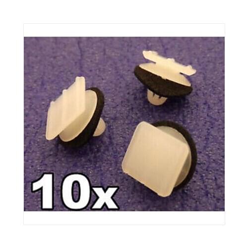 10x For Honda Plastic Clips for Triangular Door Wing Mirror- Garnish / Trim / Cover