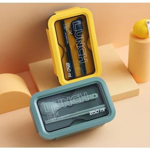 2021 Microwave Lunch Box Wheat Straw Dinnerware Food Storage Container Children Kids School Office Portable Bento Box Dropship