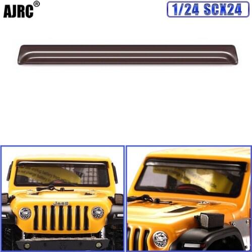 Ajrc 1/24rc Climbing Car Parts Axial Scx24 Wrangler Jeep Front Windshield Protective Cover Front Windshield Sun Visor