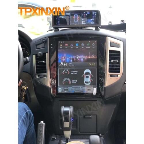 128G Tesla Screen Android Car Radio 2 Din Stereo Receiver For Mitsubishi Pajero V97 V93 Shogun Montero 2006+ GPS Audio Head Unit