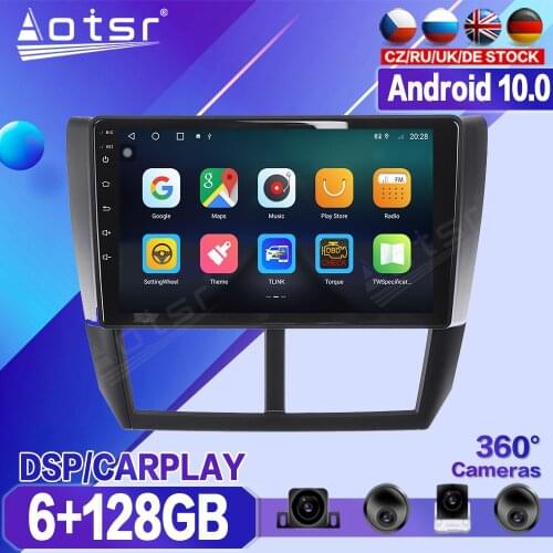 For Subaru Forester 2008 2009 2010-2013 Car Multimedia Player Recorder Stereo Android Radio Auto Audio GPS Navigation Head Unit
