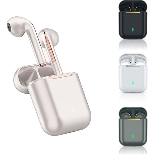 J18 TWS Bluetooth 5.0 Earphone Charging Box Wireless Headphone Stereo Waterproof Earbuds Headset With Microphone For iOS/Android
