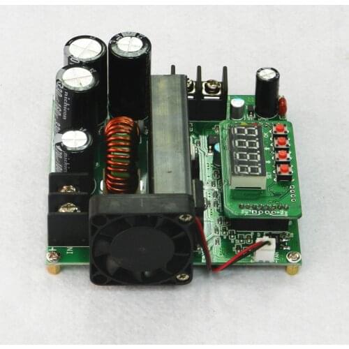 B900W CNC DC Stabilized Constant Current Power Supply Adjustable Boost Module Voltage and Current Meter 120V15A Charger