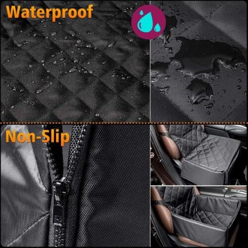 Dog pad hammock cover with seat belt for MITSUBISHIMOTORS car