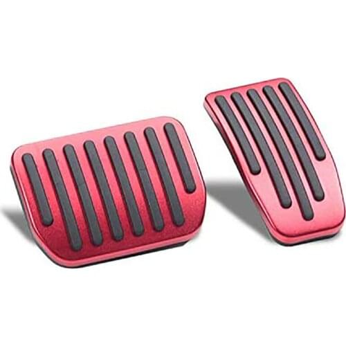 For Tesla Model 3 Y 2017-2021 Accelerator Gas Pedal Brake Pedal Cover Non-Slip Aluminum Foot Pedal Pad Replacement