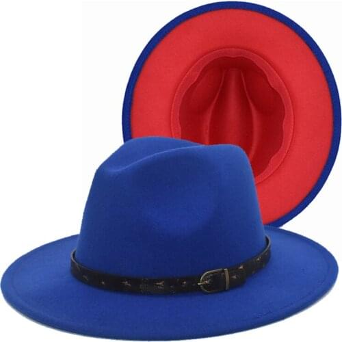 Elegant Ladies Autumn And Winter Warm Faux Wool Hat Harajuku Style Hat High-Top Jazz Hat Male Panama Hat F74