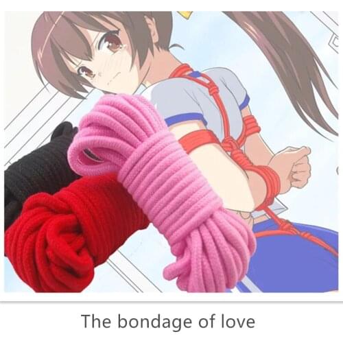 Sex Slave Bondage shibari Rope Soft Cotton Knitted Rope BDSM Restraint Sex Toys For Couple Women Exotic Toys Roleplay 5M 10M