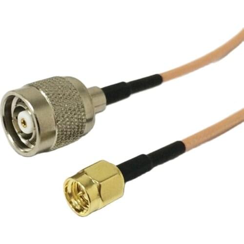 Wifi modem cable SMA Male Switch RP-TNC Male with female pin pigtail adapter RG316 15cm/30cm/50cm/100cm wholesale