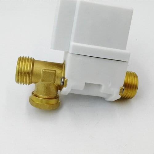 G1/2" DC12V 24V AC220V Solar solenoid water heater valve Brass pilot type T type Normally Close Control external screw thread