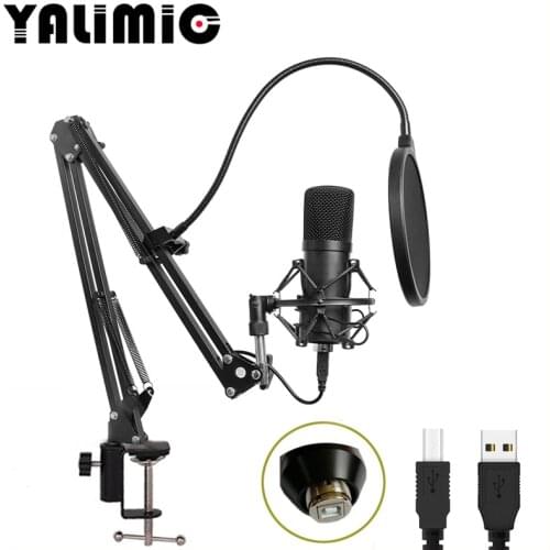 BM700 USB Microphone Kit 192KHZ/24BIT Professional Podcast Condenser Microphone for PC Karaoke Youtube Studio Recording Mikrofo