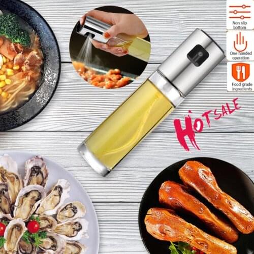 Kitchen Accessories Cooking Oil Spray Bottle Barbecue Leak-proof Glass Oil Bottle Ketchup Sauce Honey Bottle Olive Oil Dispenser